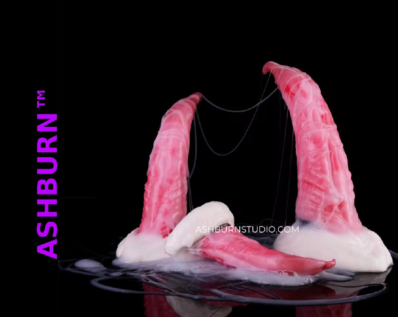 ASHBURN Huge S-XXL 17 IN Alien Tongue Silicone Toy