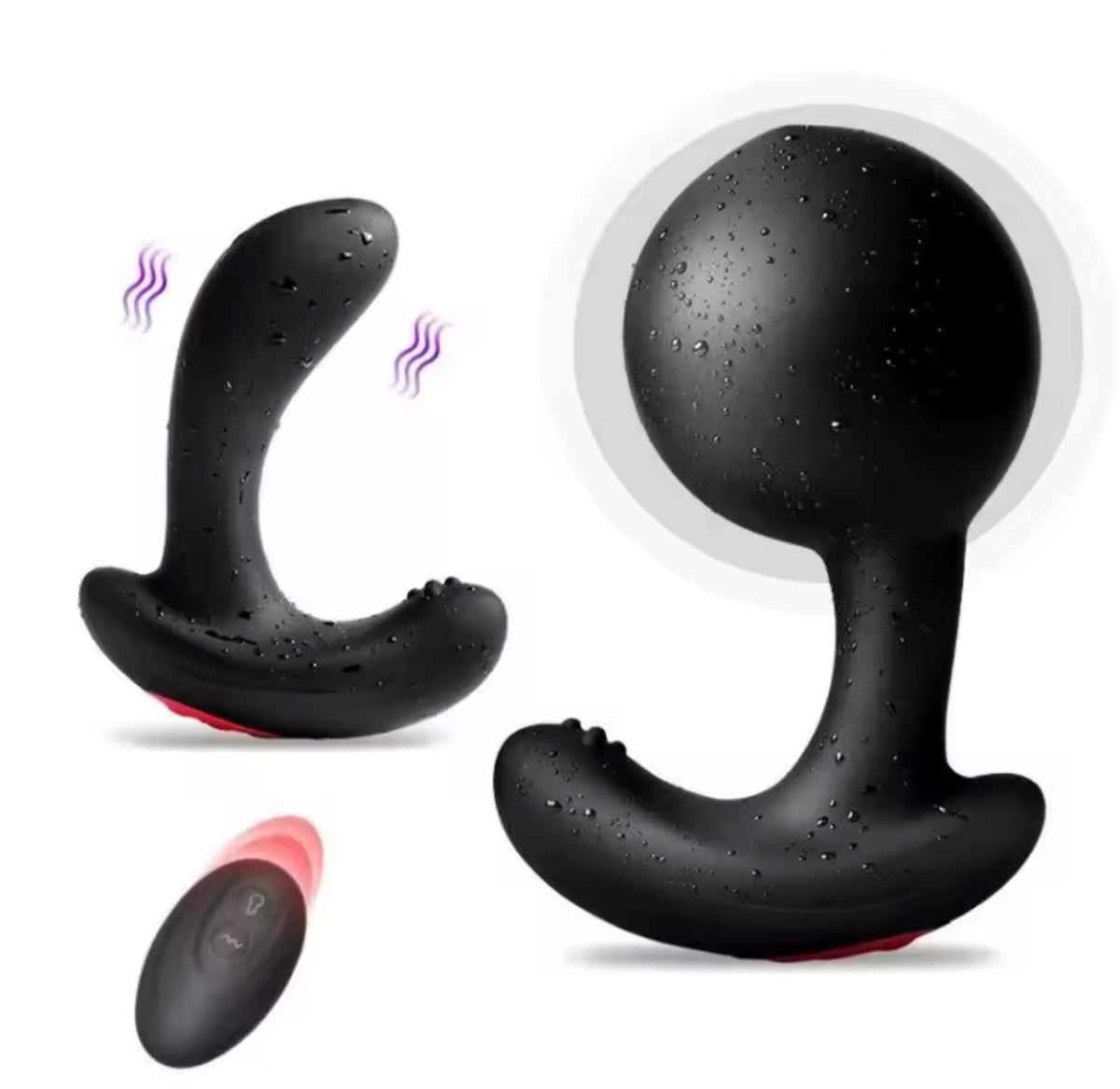Inflatable Vibrating Plug