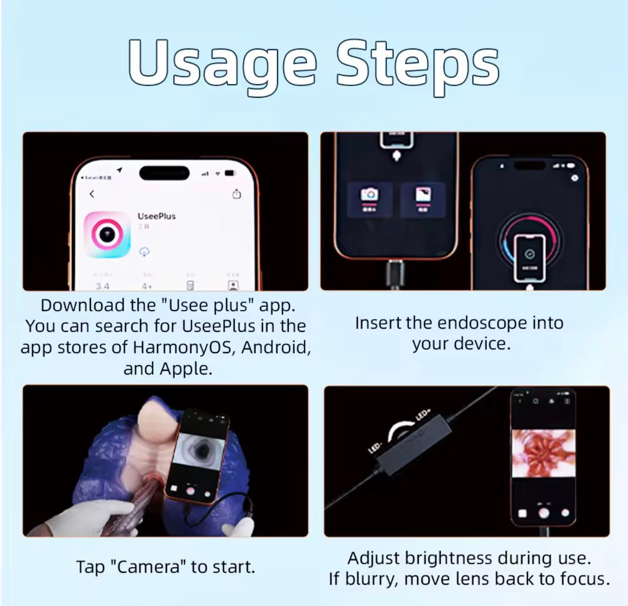 25in Endoscope Octopus dildo