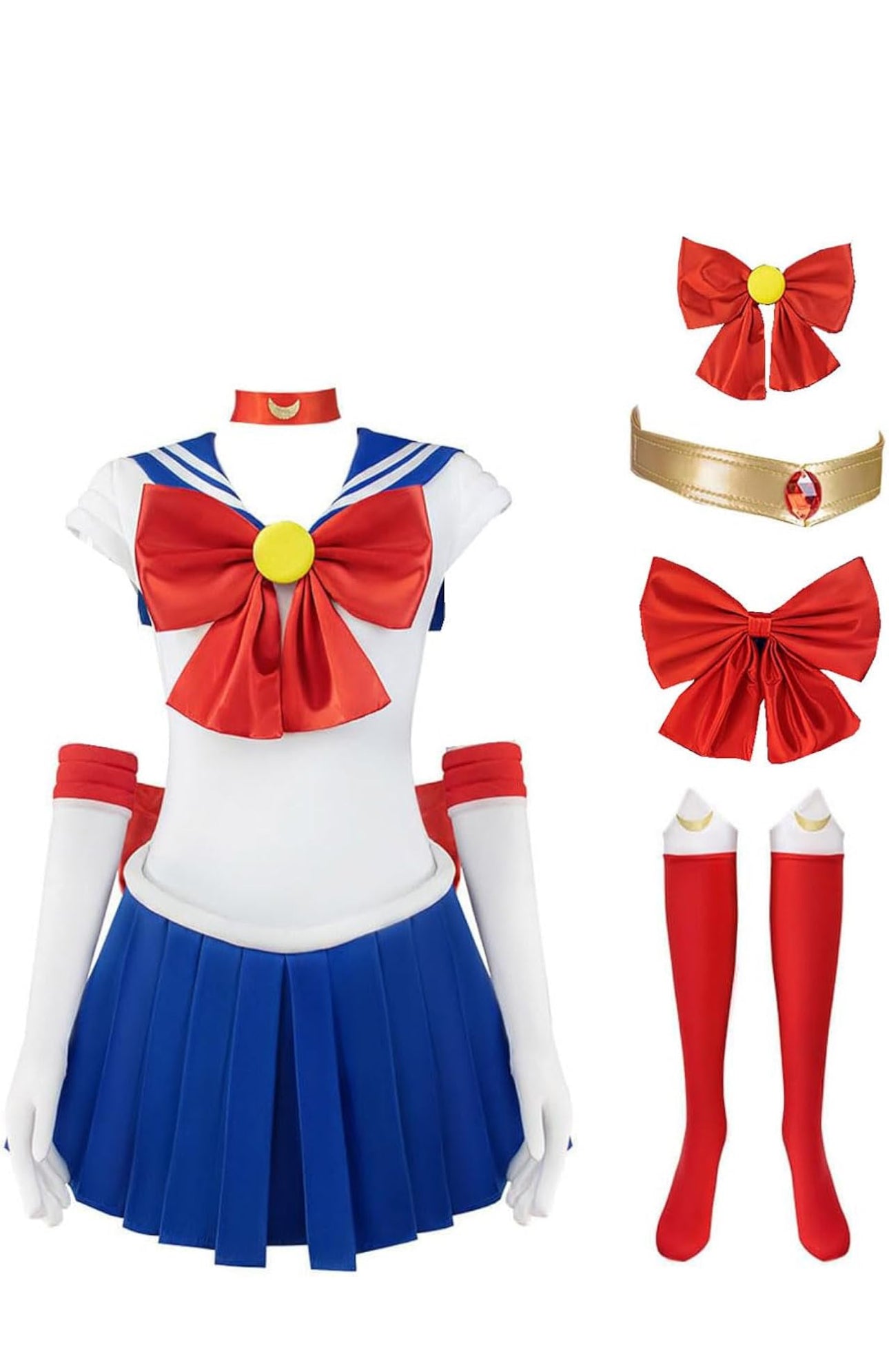 Anime Moon Costume School Mariner Dress Women Girls Moon Halloween Cosplay Shirt JK Dress Suit cosplay