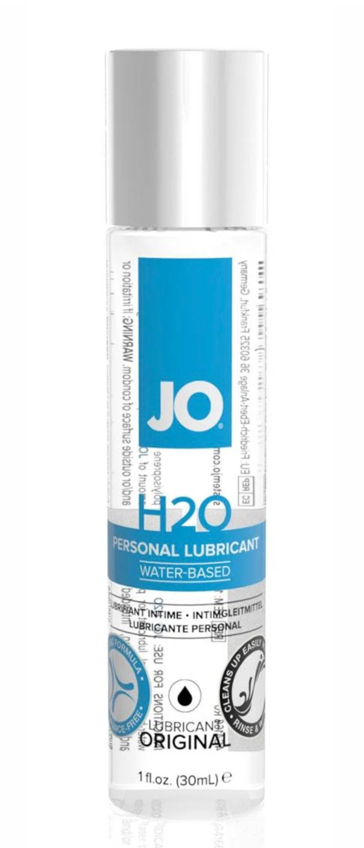 JO H2O WATER BASED PERSONAL LUBRICANT ORIGINAL 1oz