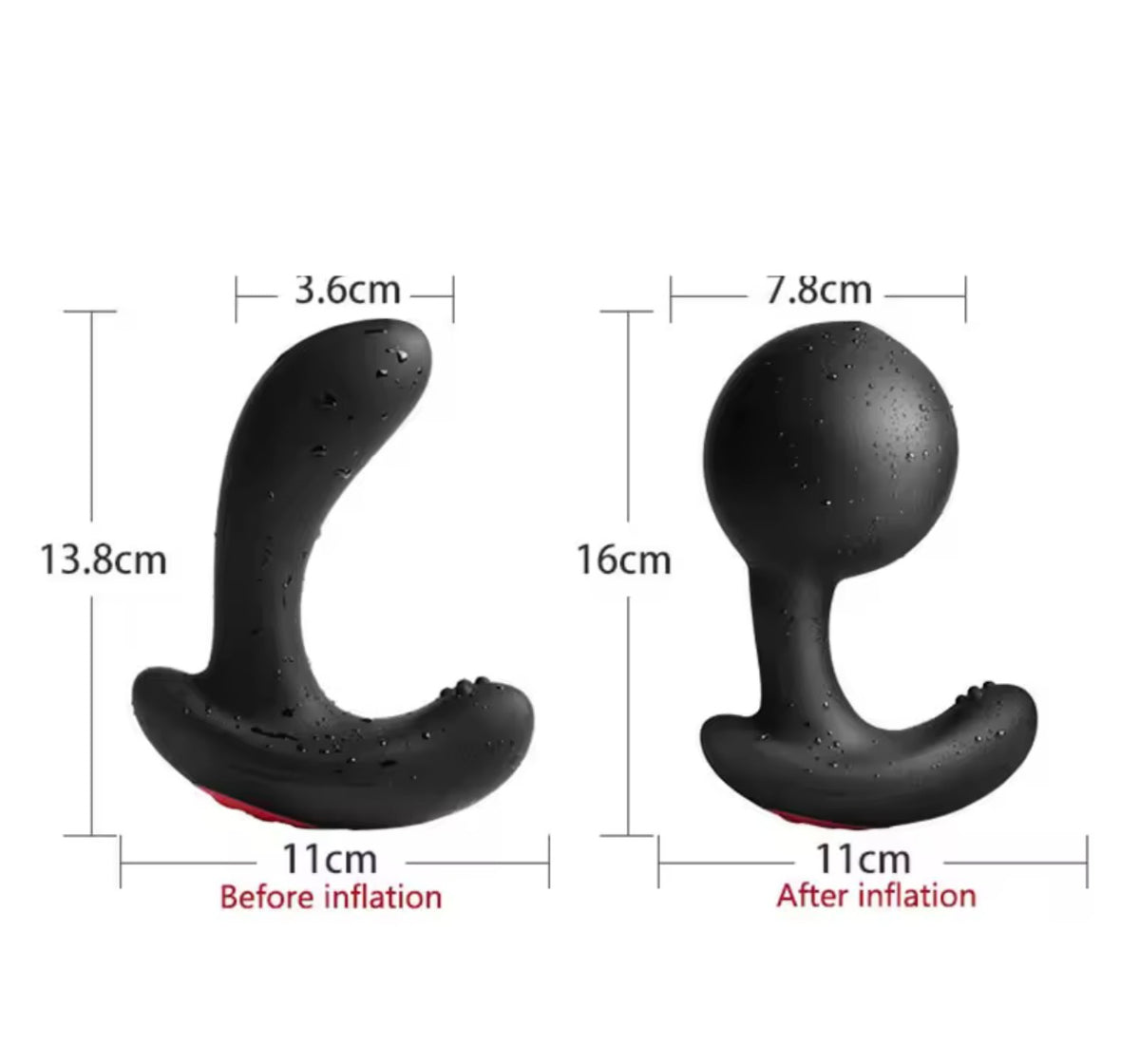 Inflatable Vibrating Plug