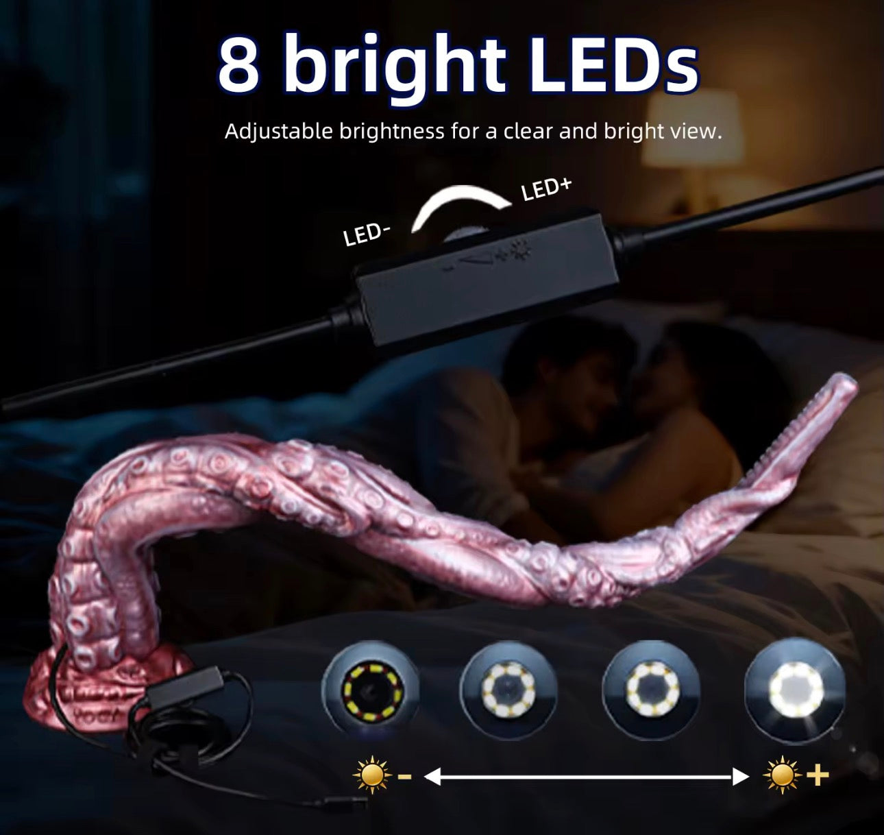25in Endoscope Octopus dildo