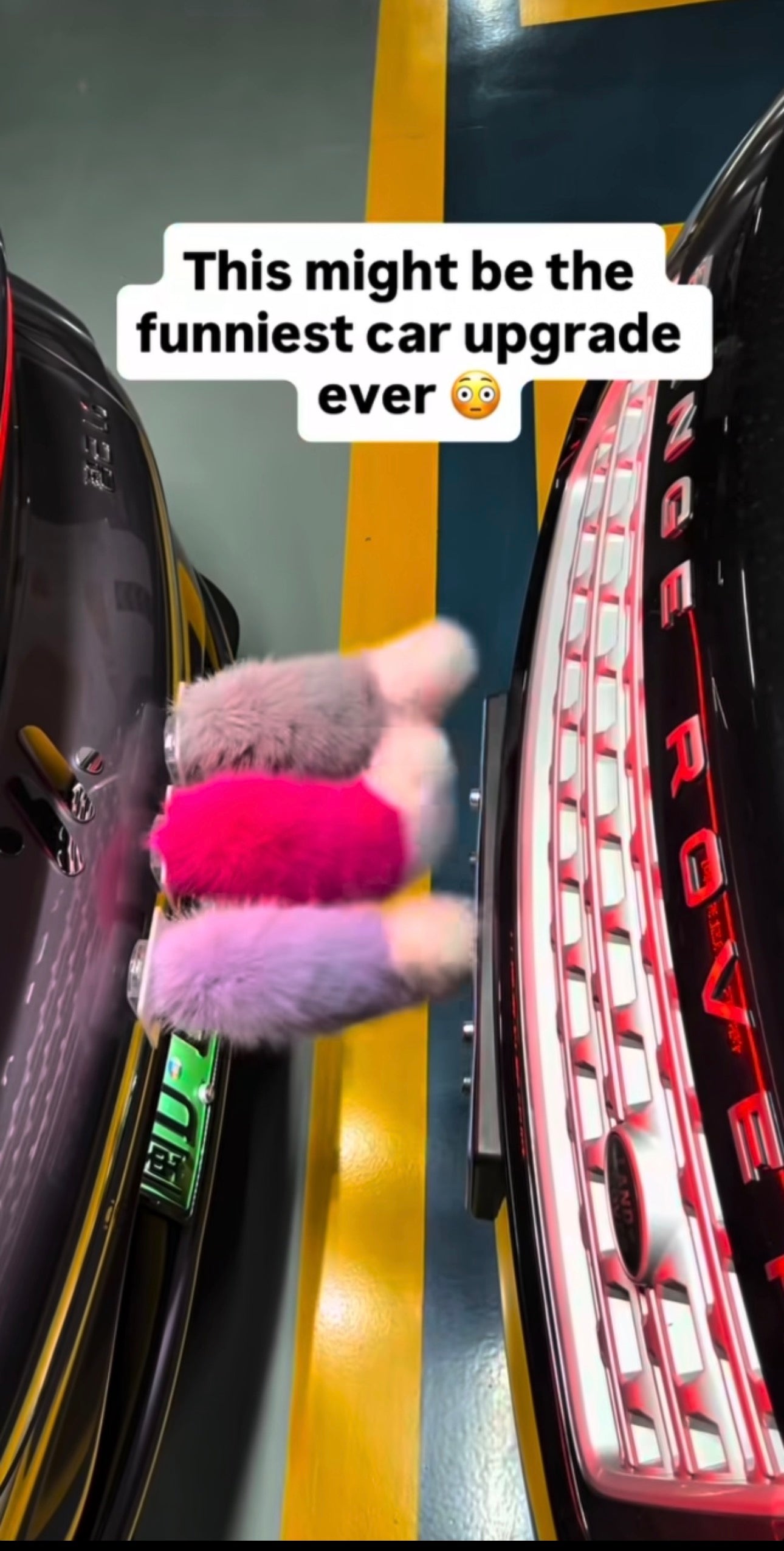Weather proof Furry Remote Control noise activated wagging tail for any vehicle accessory. (Adhesive/magnet option not included)