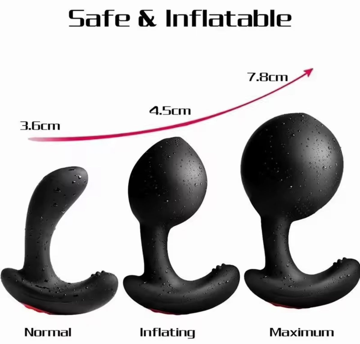 Inflatable Vibrating Plug