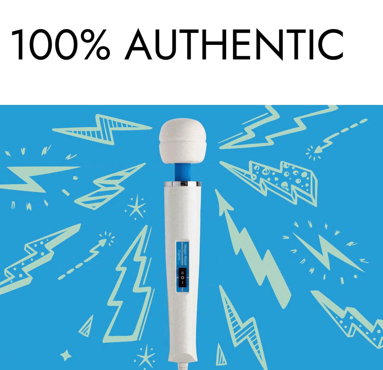 Genuine replacement power adapter & charger for Rechargeable ®Magic Wand (WAND SOLD SEPARATELY) vibrator accessory