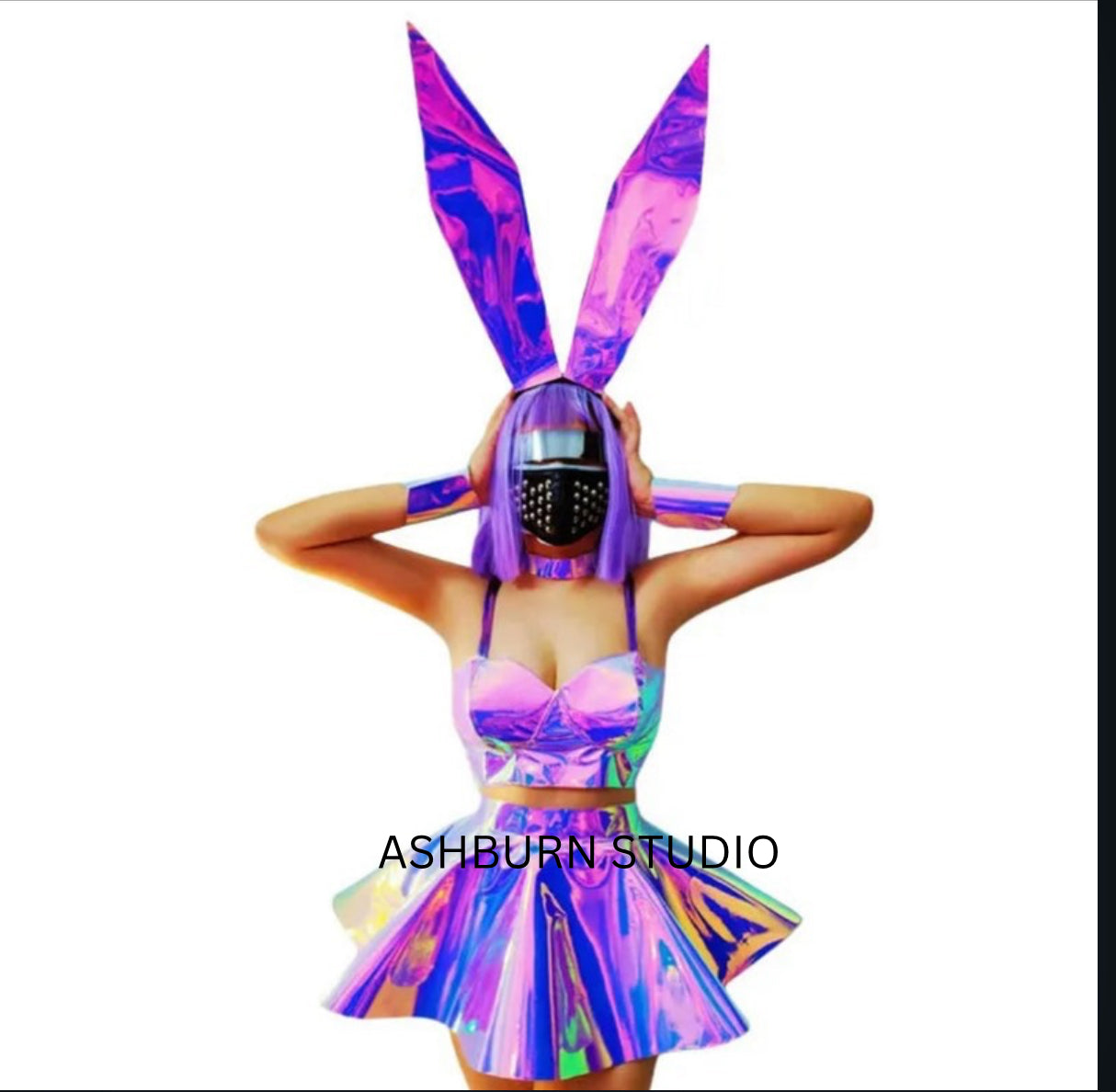 ASHBURN™ Holographic Bunny Domme Set – 3PC / 4PC Performance Kit