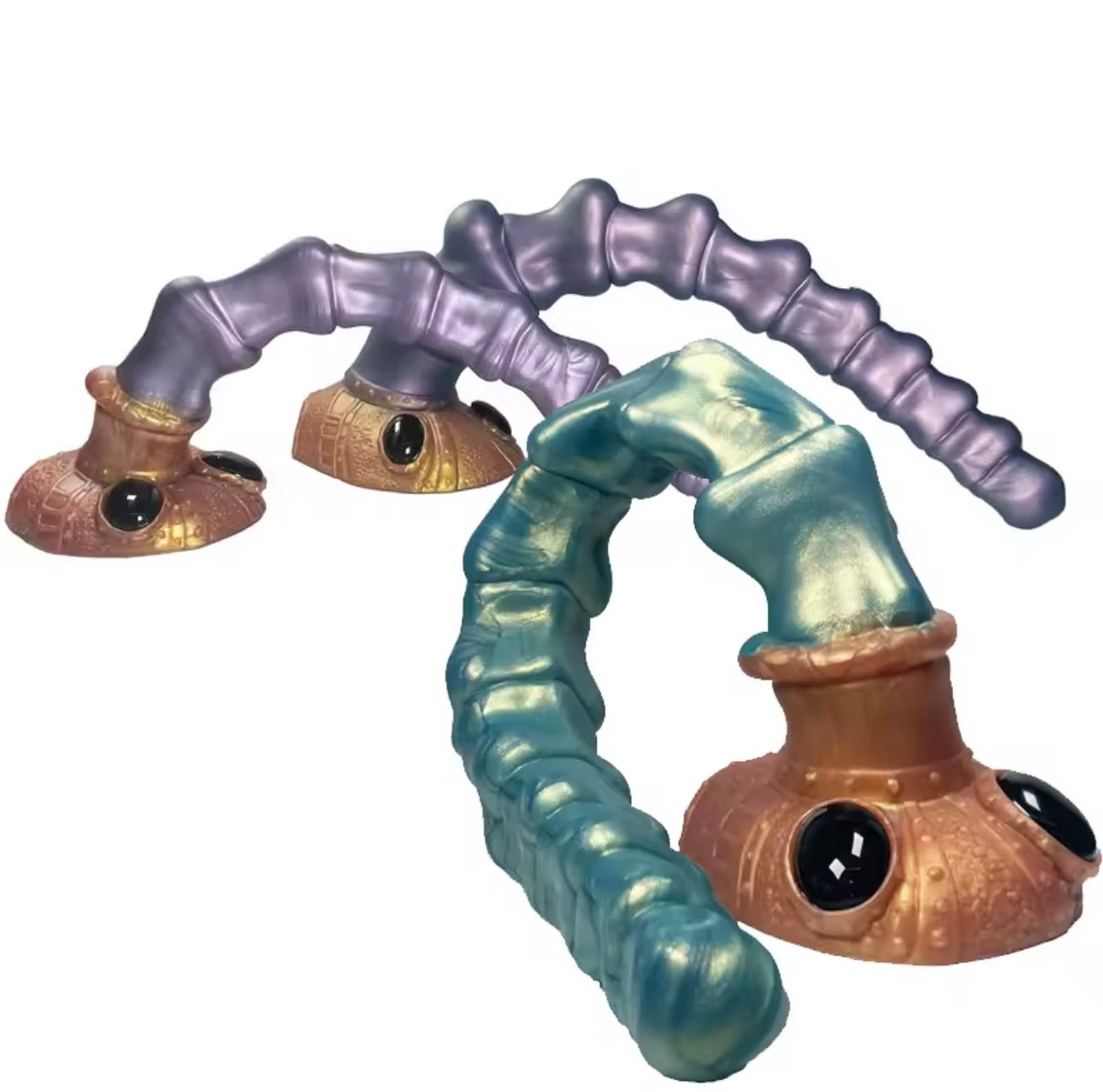 Extra Long sea Animal diver Dildo Large Anal Beads Big Monster alien Dildo with Suction up Fantasy Toy Huge Long Silicone Anal Plug