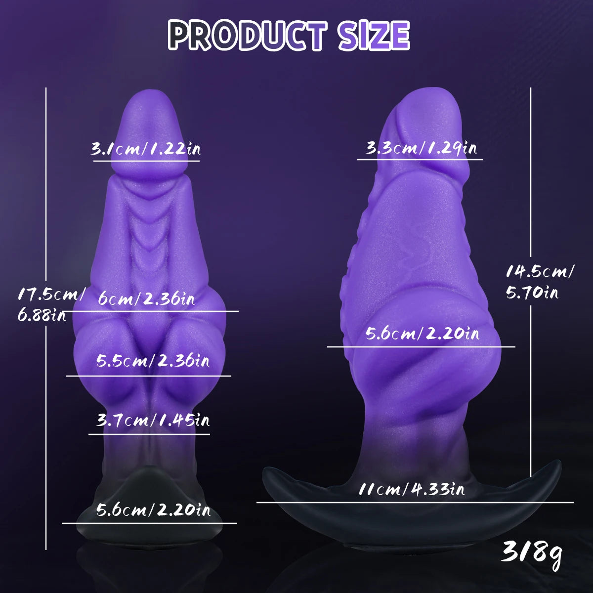 Large Huge Anal Dildo Realistic Butt Plug Wearable XL Butt Plug Silicone Anal Stretcher Anal Sex Toys for Advanced Women Men