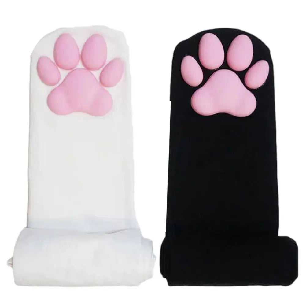 Cat Meat Cushion Cute Girls Knee High Sock 3D Cat Claw Cat's Paws Socks Over Knee Socks Lolita Pawpads Cosplay Thigh High Sock