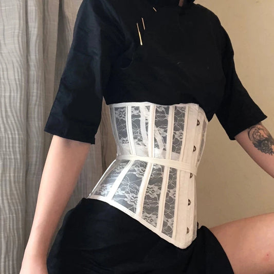 Steel Boned Corset Lace Corset Underbust Corset Sexy Corset lace up corset корсет баска gothic steampunk corset top 8902