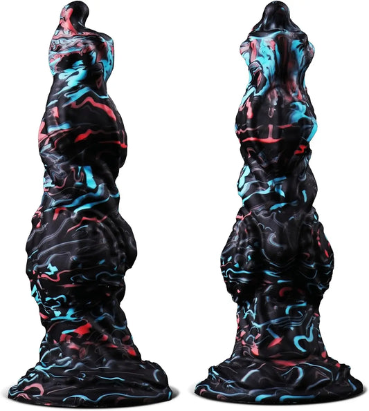 New Colorful Dildo with Strong Suction up Fantasy Monster alien Dildo Silicone Masturbation Sex Toys for Women Men