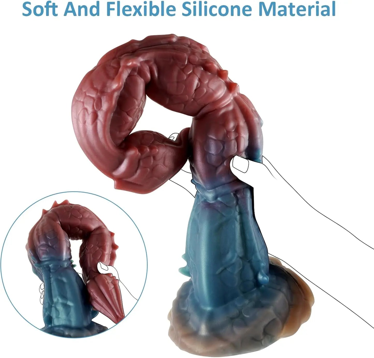 Super Long Dildo Big Monster alien Animal Dildo with Strong Suction Cup Silicone Scorpion Anal Plug Sex Toy for Men Women