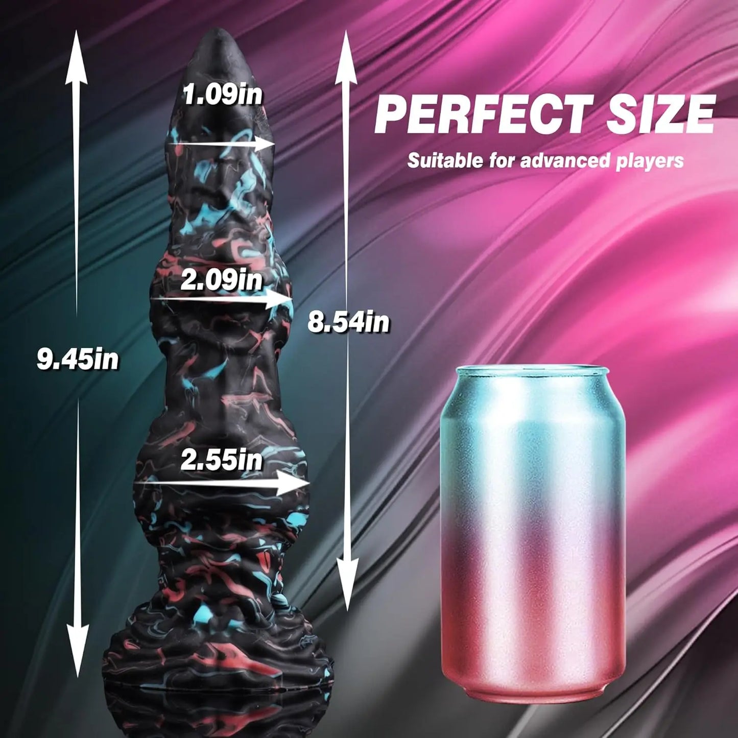 Fantasy Knot Dildo Thick Knotted Monster Dildo with Suction Cup Huge Butt Plug Large Alien Toy for Beginner Sex Toys for Men