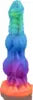 Dog Cock Dildo with 2 Big Knots Huge Dildo Fantasy Alien Anminal Horse Adult Toy with Suction Cup Soft Luminous Silicone Dildo