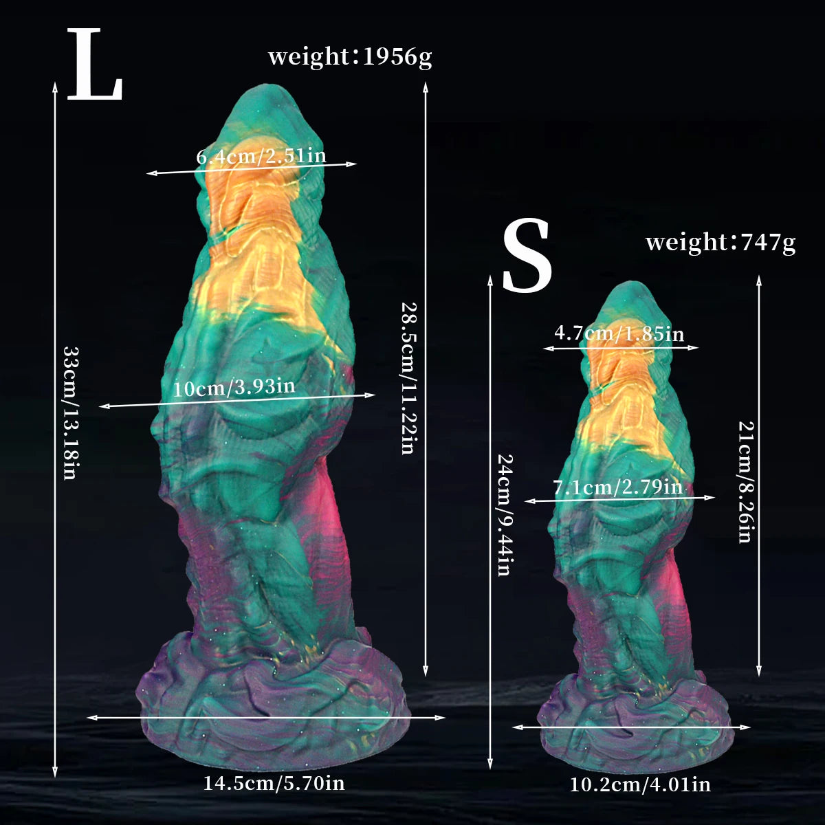 Super Huge Monster alien Dildo with Suction up Extra Large Fantasy Massive Giant Penis G-spot Stimulation Adult Sex Toy for Men
