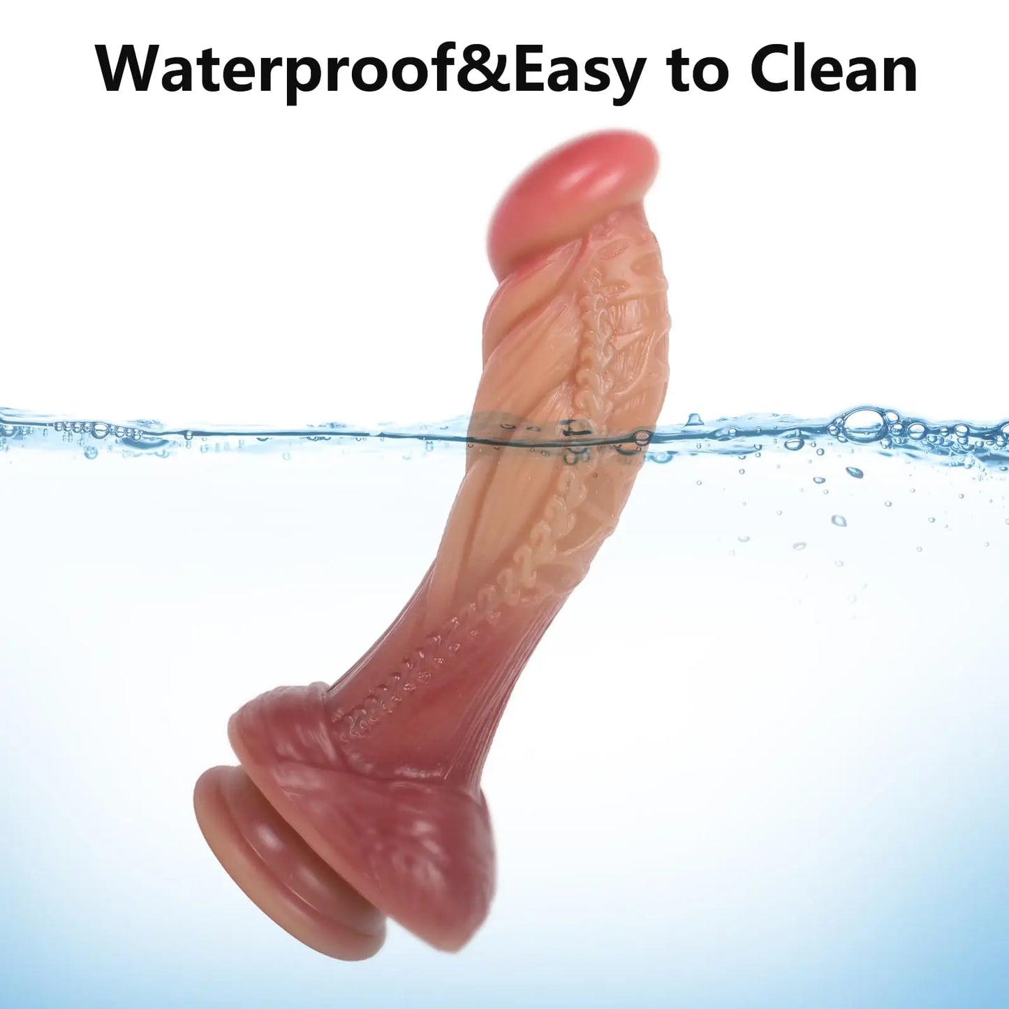Realistic Monster Silicone Dildo with Suction Cup Liquid Silicone Huge Thick Anal Dildo Adult Sex Toy for Women Men and Couples
