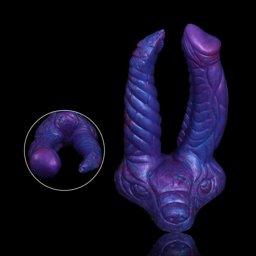 ASHBURN Double Head HORNS 7.28 IN