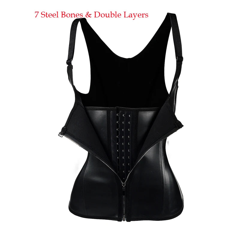 Latex Waist Trainer 25 Steel Bone Women Binders And Shapers Corset Modeling Strap Body Shaper Colombian Girdles Slimming Belt