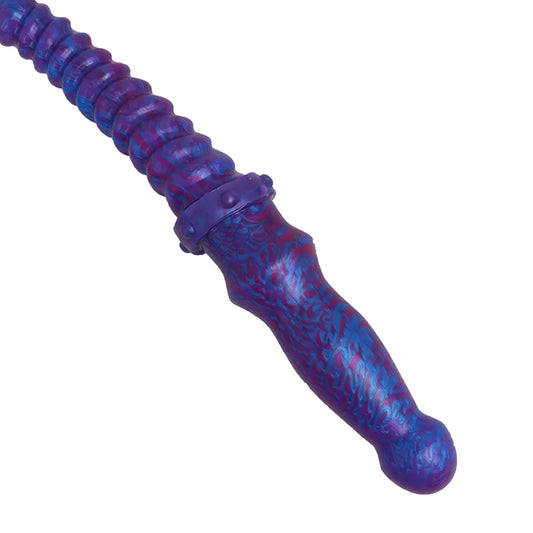 Hot-selling New Item Liquid Silicone ASHBURN COTTON CANDY DARK COLLECTION Double-head New Blue Demon Colour in Purple and Blue