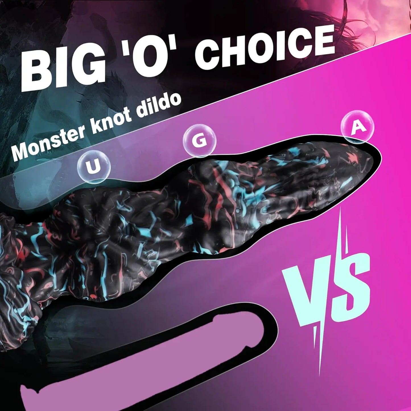 Fantasy Knot Dildo Thick Knotted Monster Dildo with Suction Cup Huge Butt Plug Large Alien Toy for Beginner Sex Toys for Men