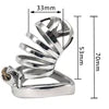 FRRK Classic Male Chastity Cages with Removable Urethral Tube for Couple Adult Game Stainless Steel Penis Ring BDSM Sex Toy Shop