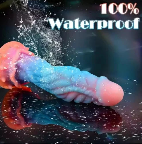 ASHBURN Silicone Luminous 9 Inch Realistic Alien Dildo for