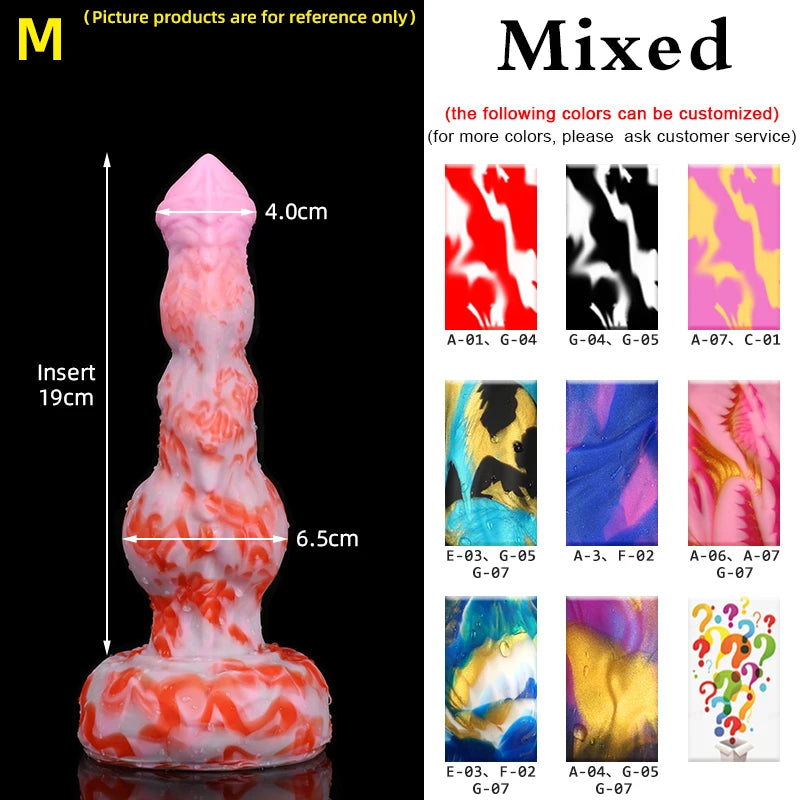Nothosaur MATHAYUS Dildo Big Knot Dog Dildos Masager G-Spot Stimualtor Realistic Penis with Sucker Doggy Style Masturbating