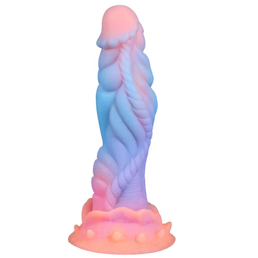 ASHBURN  Silicone Luminous 9 Inch Realistic Alien Dildo