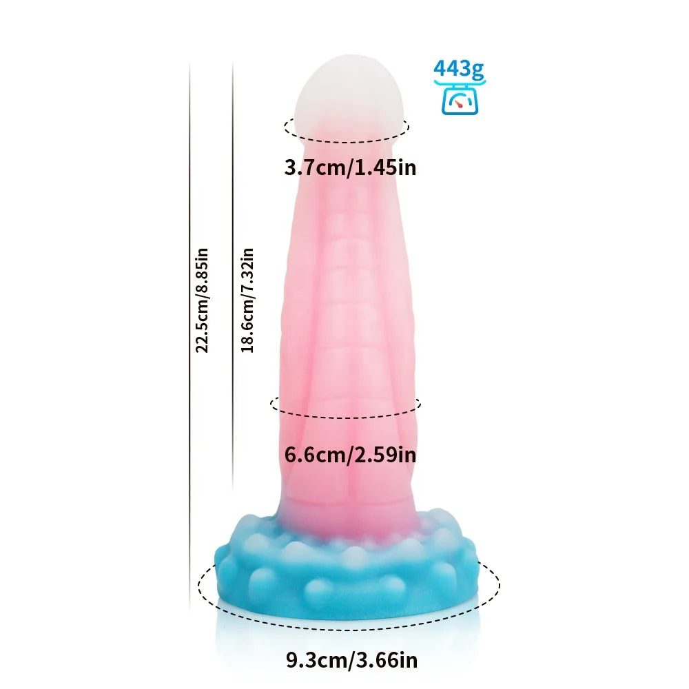 ASHBURN Glow in the Dark Custom Design Alien Dildo