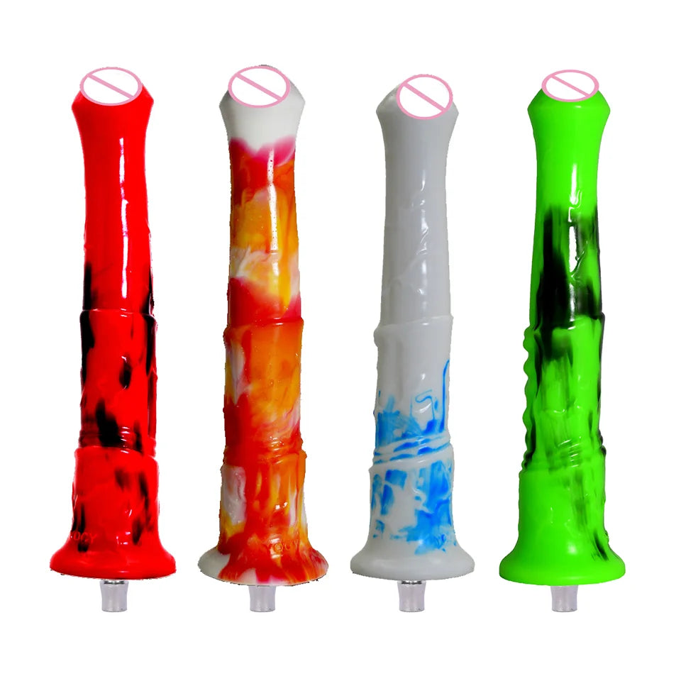 ROUGH BEAST Colorful Simulation Dildos for Quick Plug/Vac-u-lock Sex Machine Anal Plug Sex Masturbation Love Machine Attachment