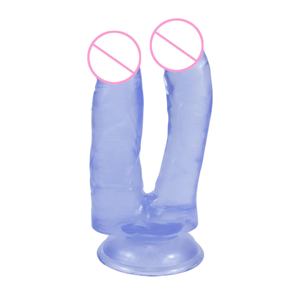 ROUGH BEAST Big Double Triple Dildos Female Masturbation Massager Dildo Anal Plug Toys with Sucker Cup for Women Sex Toy Product