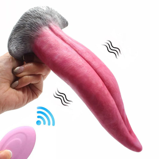 ASHBURN Magic Tongue 10 SPEED  Remote Control Vibrator  USB Rechargeable Sex Toys