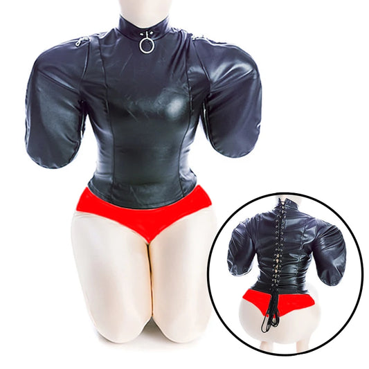 Fold Arms Armbinder Bondage Straitjacket ,BDSM Mummy Restraints Bags Strait Jacket,Adult Games,Sex Toys For Couples