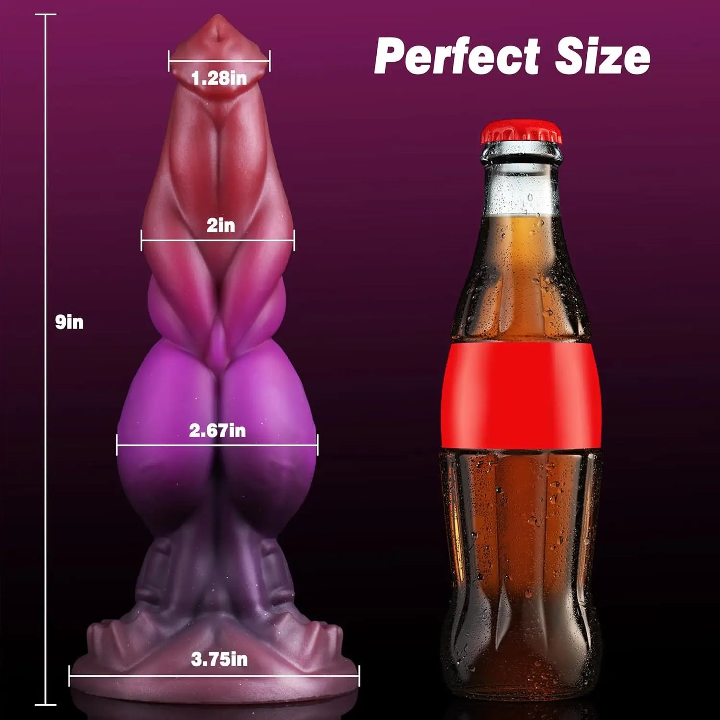 Thick Dragon Knot Dildo Big Fantasy Monster Alien Dildo Anal Sex Toys with Suction Cup Silicone Animal Anal Plug  for Women Men