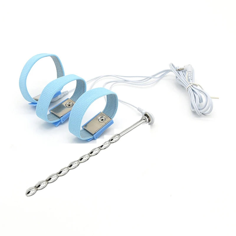 Bdsm Toy,Electro Stimulation Penis Ring,E-stim Glans Trainer Cock Cage Ball Bondage Penis Extender,Electric Sex Massage For Male
