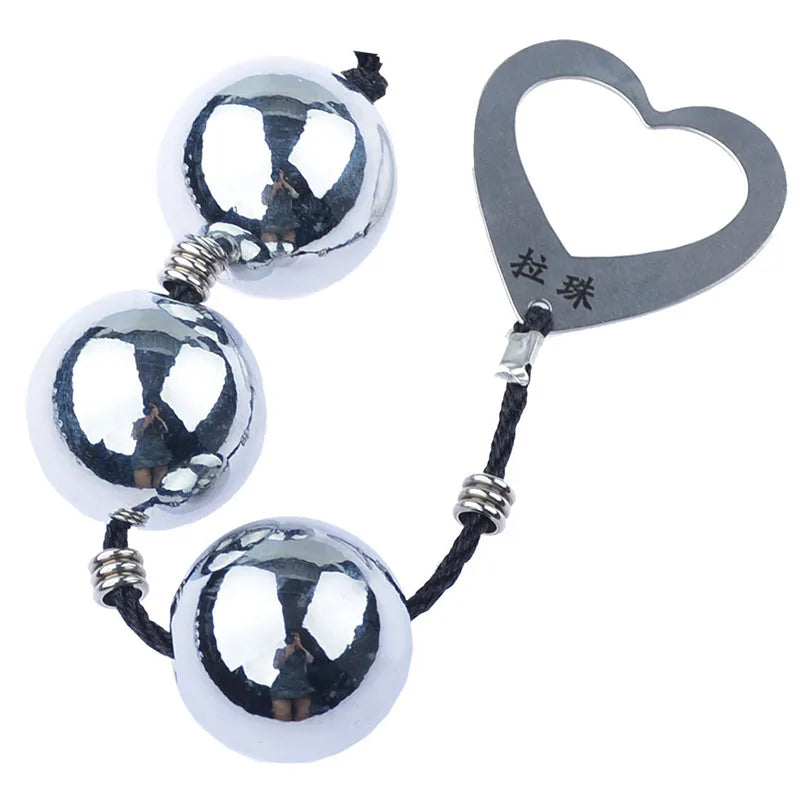 Solid Metal 1-6 Ball Anal Beads Vagina Ball Man/Women Anal Vagina Stimulation Dilator Pull Beads Dildo Buttplug Adults Product.