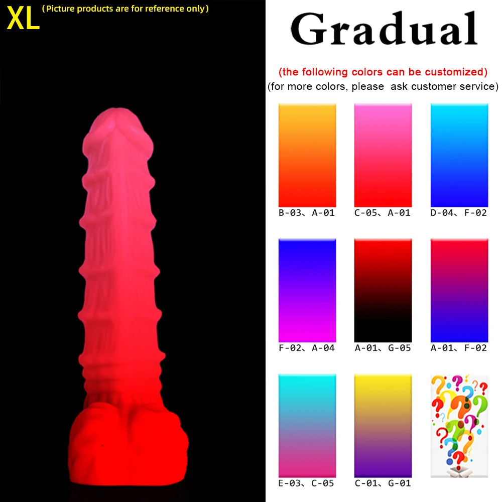 MEMPHIS TO S-3X MONSTER  Knot Big Dildo Horse Penis Bumpy Stimulate Fantasy Sex Toys For Women Prostate Massage Anal Plug