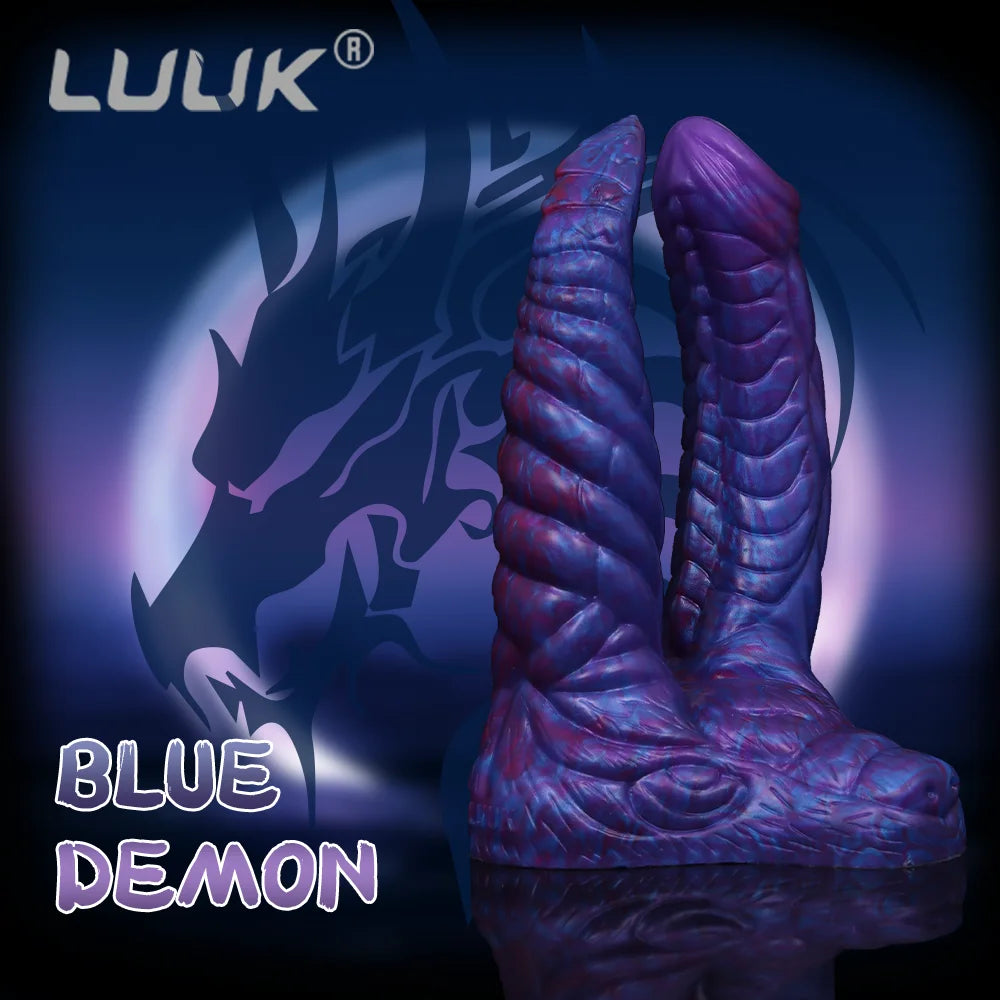New Blue Demon Colour Double Head Dongs