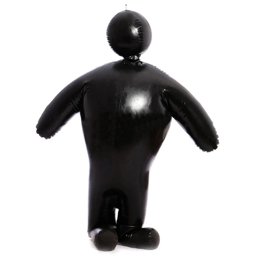 2019 Latex Natural Rubber Sexy Full Body Hooded Double layer Wetlook Black  Catsuit Unisex  Customize XXS-XXL