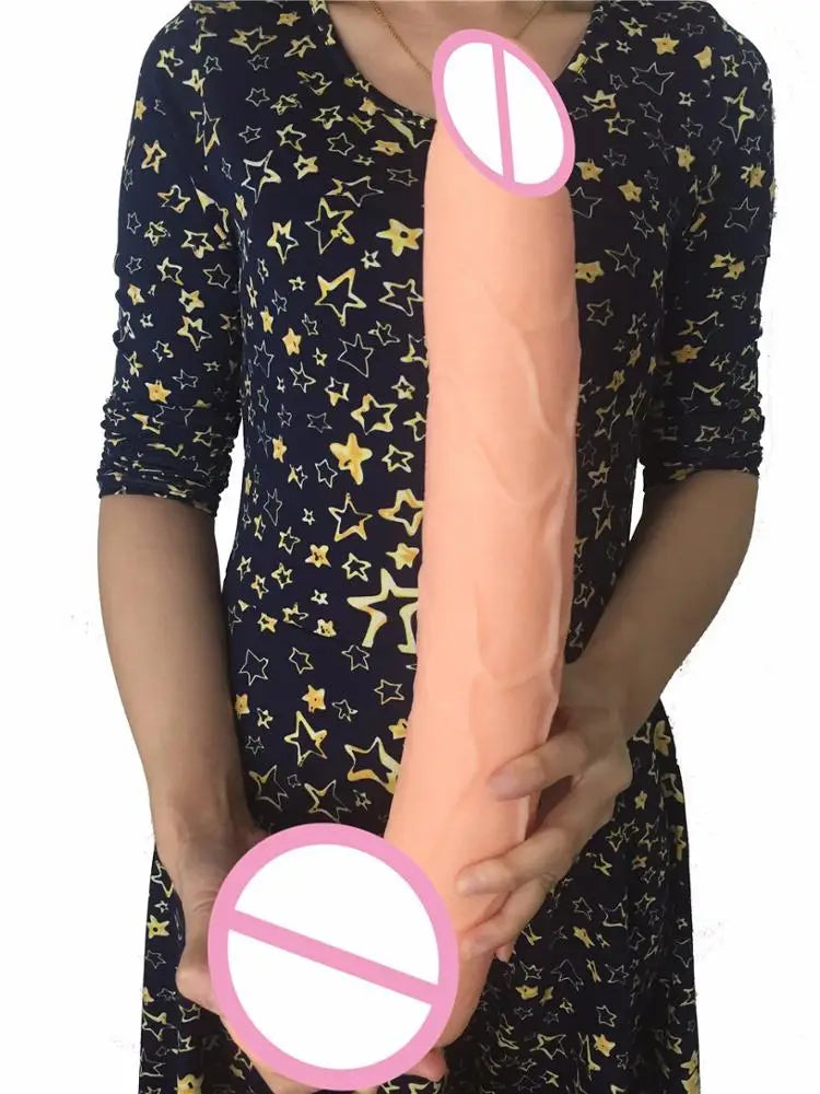 15.5 Inch Long Flexible Super Long Dildo DOUBLE SIDED SWORD