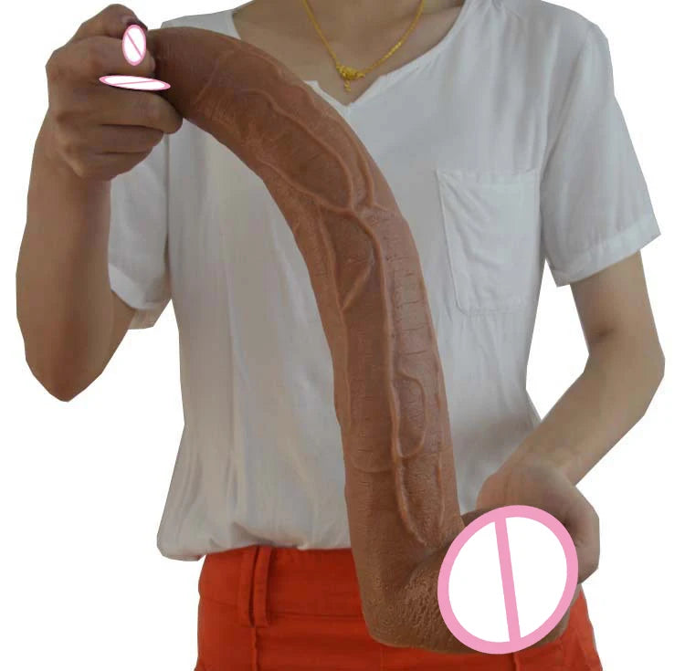 15.5 Inch Long Flexible Super Long Dildo DOUBLE SIDED SWORD