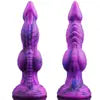 Thick Fantasy Monster Alien Knot Dildo Sex Toys with Suction Cup Silicone Anal Dildo Creature Animal Dildo for G-spot
