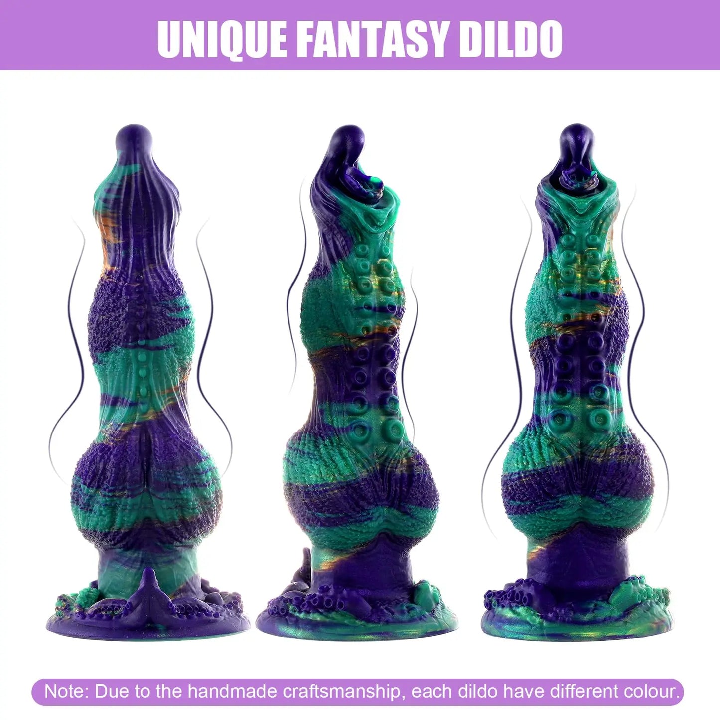 Huge Monster Fantasy Tentacle Sex Toy Silicone Realistic Dog Knot Dildo with Suction Cup G Spot Big Thick Anal Plug Masturbator