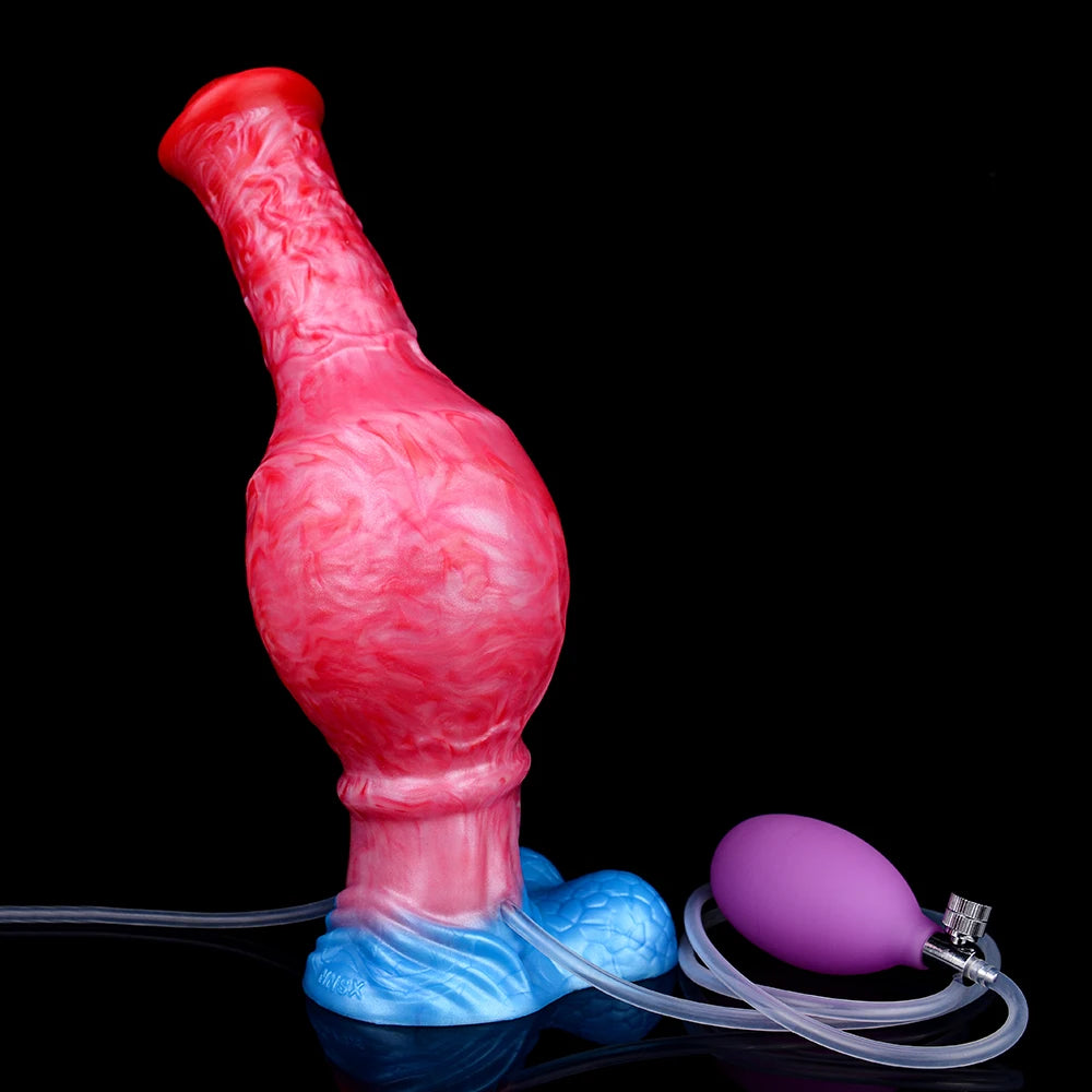 ASHBURN YOLANDA | Dragon Fire Inflatable Plug Unleash the beast. Surrender the control. 9.6'' Silicone