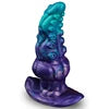 Cheap Sexual Product Octopus Tentacle Penis Luminous alien Anal Plug Vagina Dildo Soft Skin Silicone Wearable Anal Plug for Men