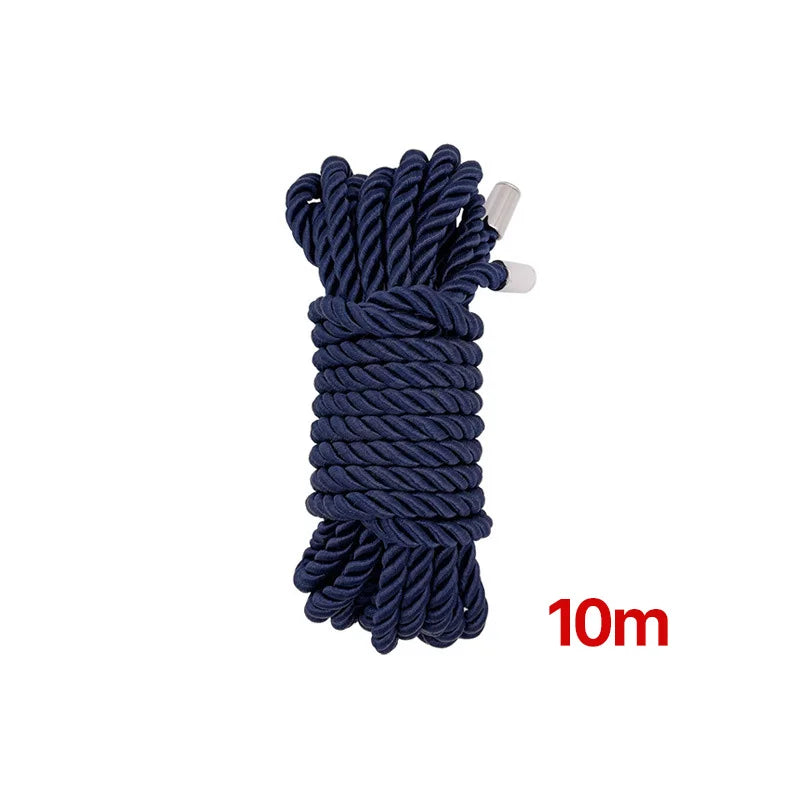 ASHBURNS 5m/10m Upgrade Soft Silk Rope Sex Bondage Restraint Slave Roleplay Sex Toys For Women Couples Adult Games Erotic Bdsm Fetish