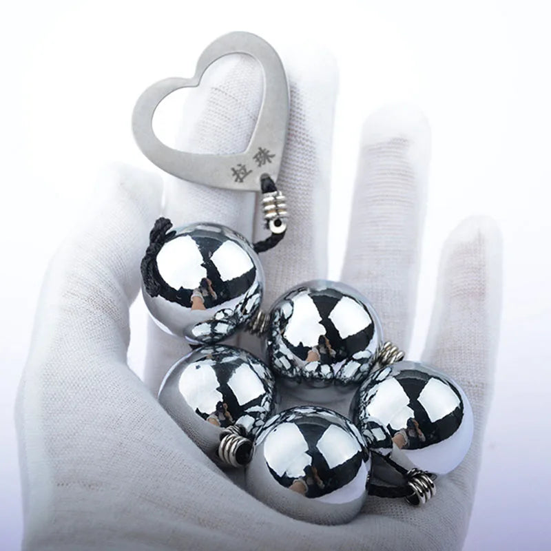 Solid Metal 1-6 Ball Anal Beads Vagina Ball Man/Women Anal Vagina Stimulation Dilator Pull Beads Dildo Buttplug Adults Product.