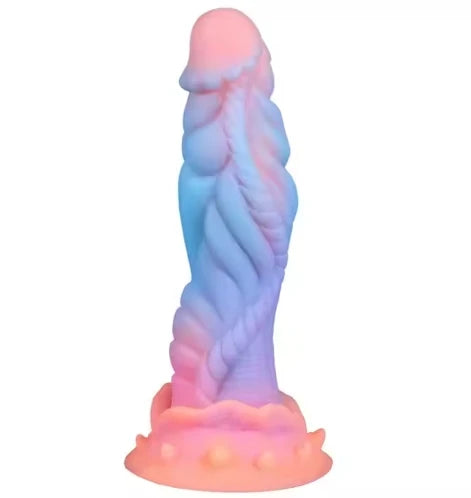 ASHBURN Silicone Luminous 9 Inch Realistic Alien Dildo for