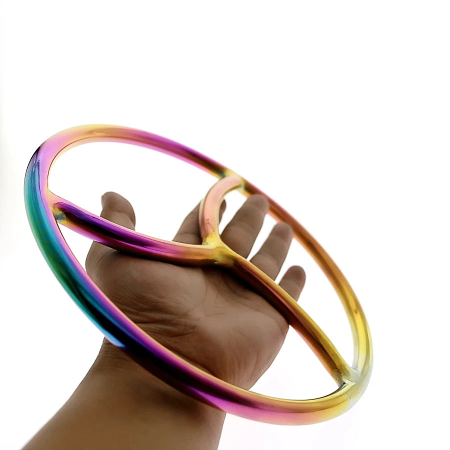 Rainbow Ninja Shuriken Stainless Steel Japanese Shibari Ring Suspension Bondage Gear Accessories Chastity Device BDSM Game 2